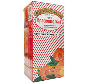 Чай черный байховый с календулой и мятой Краснодарский с 1947 года 50гр