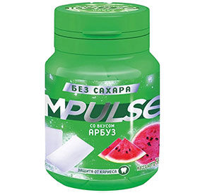 Жевательная резинка Impulse со вкусом арбуз 56гр