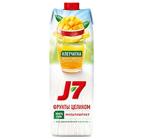 Сок J7 Мультифрукт с мякотью т/п 0,97л