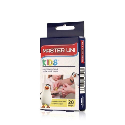 Лейкопластырь Master uni kids 20шт