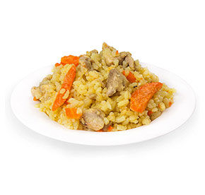 Плов по-узбекски из цыпленка 1 кг