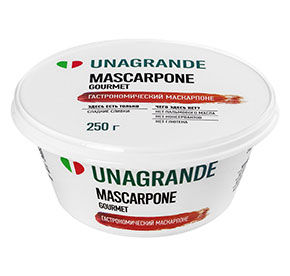 Маскарпоне Unagrande 80% 0,25 кг пл/с Умалат [м]
