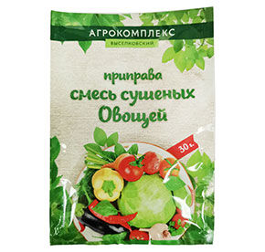 Приправа смесь сушенных овощей Агрокомплекс 30гр