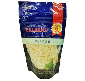 Сыр твердый Palermo 40% тертый м/у 120г [м]