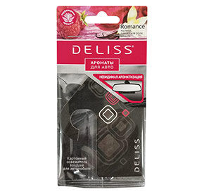 Deliss Romance картонный освежитель воздуха для автомобиля