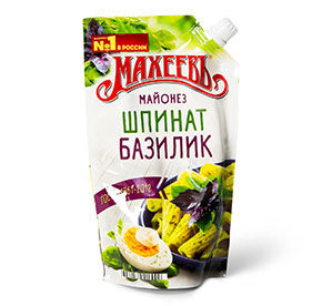 Майонез шпинат-базилик Махеевъ 380гр