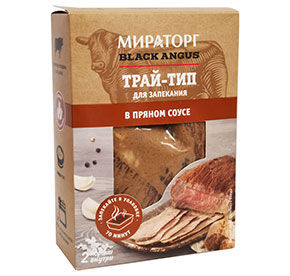 Трай-Тип в пряном соусе Black Angus Мираторг