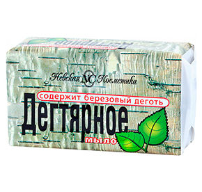 Мыло туалетное 140 г НК дегтярное м/уп