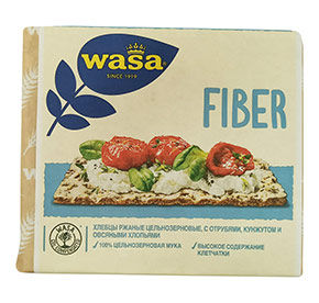 Хлебцы ржаные Fiber с пшеничными отрубями