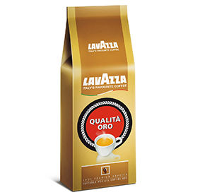 Кофе Оро 250г зерно вак/уп "Lavazza" 1/20шт. натуральный, жареный, в