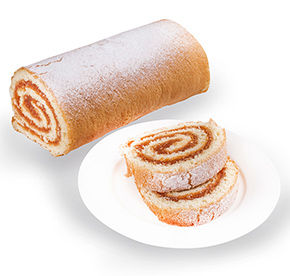 Рулет бисквитный с начинкой Вареная сгущенка 0,5кг