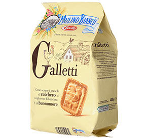 Печенье Mulino Bianco сахарное Galletti 350гр