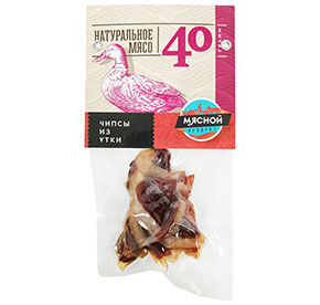Чипсы Мясной продукт из утки с кожей 40гр