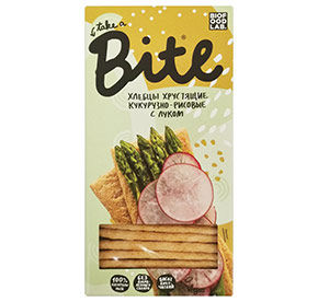 Хлебцы кукурузно-рисовые с луком Bite 150гр