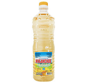 Масло подсолнечное Кубанское любимое 1,8л