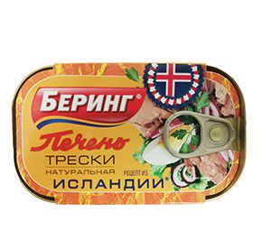 Печень трески Беринг 120гр