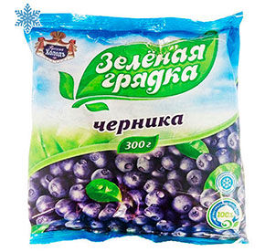 Ягоды черника замороженная Зеленая грядка 300гр