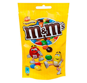 Драже 130г М&М с арахисом Марс м/у