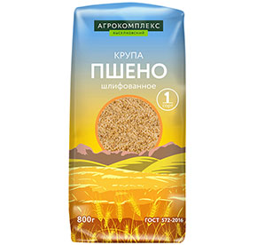 Крупа пшено шлифованое в/с 0,8кг