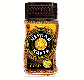 Кофе Черная КартаГолд 95г  с/б
