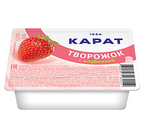 Продукт творожный"Творожок"терм.фрукт.с наполн.«Клубника» м.д.ж. 9%, 230 г [м]
