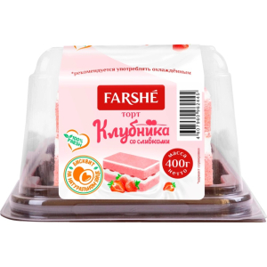 Торт "Клубника со сливками" 0,4 Фарше