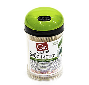 Зубочистки в банке 200шт.