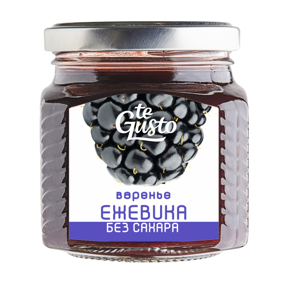Варенье из ежевики без сахара 300гр te Gusto стб 430₽
