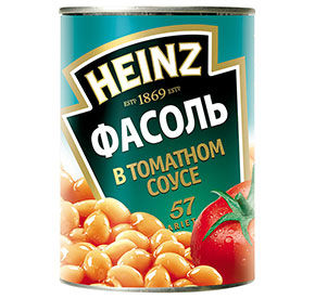 Фасоль Heinz в томатном соусе 415гр