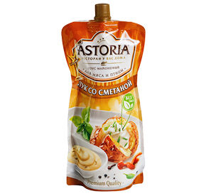 Соус майонезный Лук со сметаной 42% Astoria 233гр