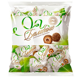 Конфеты Бамбино шоколадно - ореховые м/уп 200гр