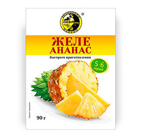 Желе Ананас Солнечный остров 90гр