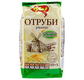 Отруби ржаные  200г ОГО