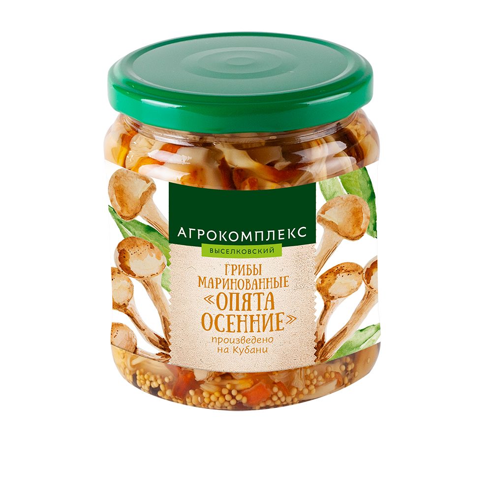 Опята осенние маринованные Экстра 440гр 180₽