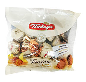 Конфеты Два вида шоколадных Трюфелей Абрикос и Классик 250гр