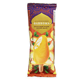 Мороженое Bahroma Персик-дыня молочное 75гр