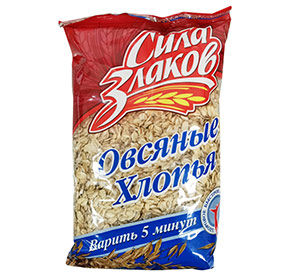Хлопья овсяные 5 минут Сила злаков 400гр