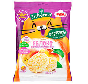 Хлебцы Dr.Korner хрустящие Рисовые хлебцы с яблочным соком 30гр