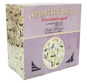 Чайный напиток ТМ Крымский букет Успокаивающий к/уп 40*1,5г 