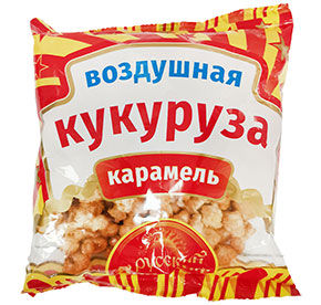 Воздушная кукуруза Русский аппетит Карамель м/у 100гр