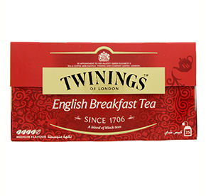 Чай Twinings English Breakfast tea 25*2