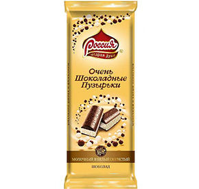 Шоколад молочный белый пористый Россия Щедрая душа 82гр