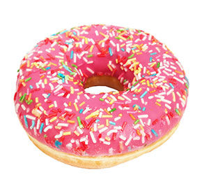 Донат BAKERTON глазиров со вкусом клубники 58г муп 68₽