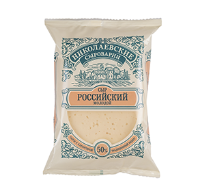 Сыр Российский молодой 50% 300гр
