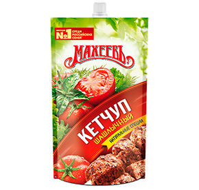 Кетчуп Махеев Шашлычный 300г д/пак