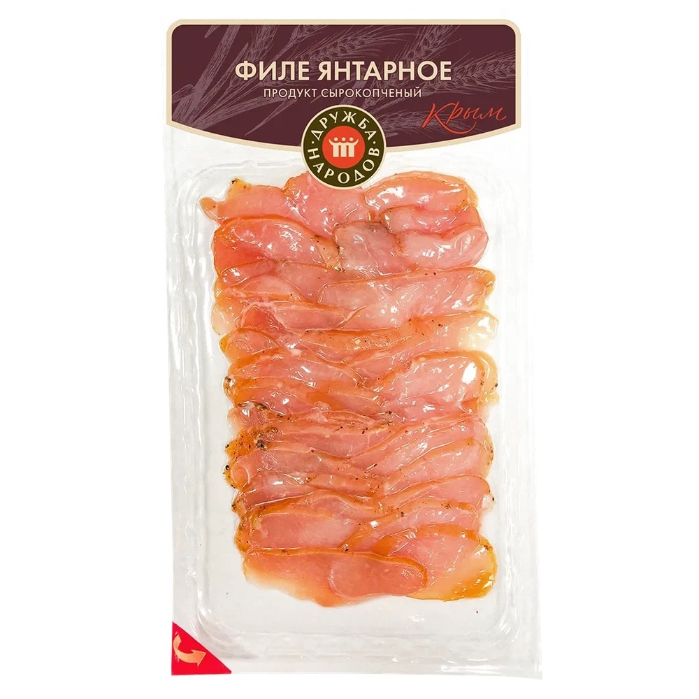 Филе куриное Янтарное ск экстра охл сервировочная нарезка уп вак 015 кг Дружба Народов 250₽