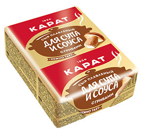 Сыр пл "С гриб.д/супа" 45% , 90 г, Карат [м]