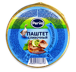 Паштет Perva с гусиной печенью 95г р