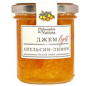 Джем Philosophia de Natura Light Лимон-апельсин 180гр
