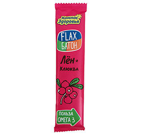Батончик Флакс Лен Клюква м/у 30г